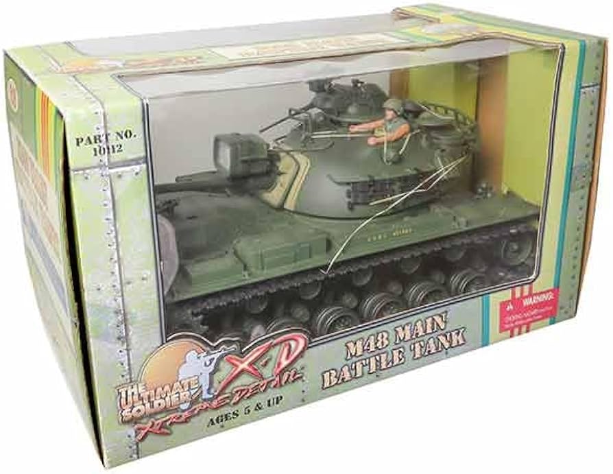 21st Century Toys 1/18 アメリカ軍 M48 主力戦車 1:18 Scale M48A3 Patton Tank Review (21st Century Toys
