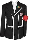 Poetic Walk Persona 3 Minato Arisato Cosplay Shin Megami Tensei School Uniform Costume Jacket Coat Custom (Large, Mens)