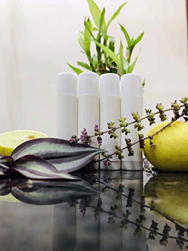 Image of 5 Grams White Empty Chapstick Lip Stick Tube Container for Lip Balm Lipstick Cosmetic & Makeup Use Pack of 20