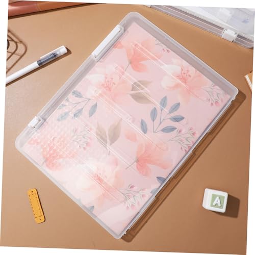 Boîtes de rangement plastique transparentes SHINEOFI pour documents | Lot de 6