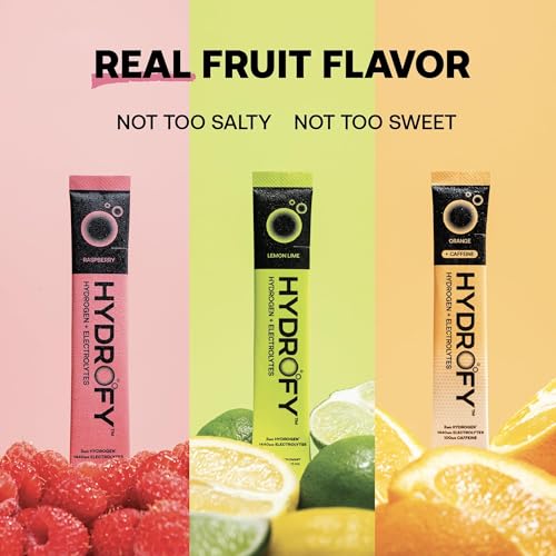 Hydrofy Hydrogen Water + Electrolytes Drink Mix | H2 Hydration Packets with Molecular Hydrogen, Sodium, Potassium, Magnesium, Calcium, and Minerals | No Sugar | - Image 8