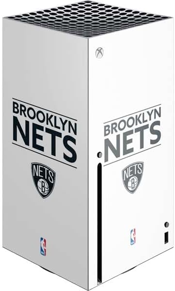 Skinit Decal Gaming Skin Compatible with Xbox Series X Console - Officially Licensed NBA Brooklyn Nets Marble Design