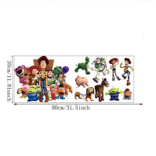 Buzz Lightyear Wall Stickers Kids Boys Girls Bedroom Living Room Decoration Self Adhesive Decoration Cartoon Decal Removable #TOP4