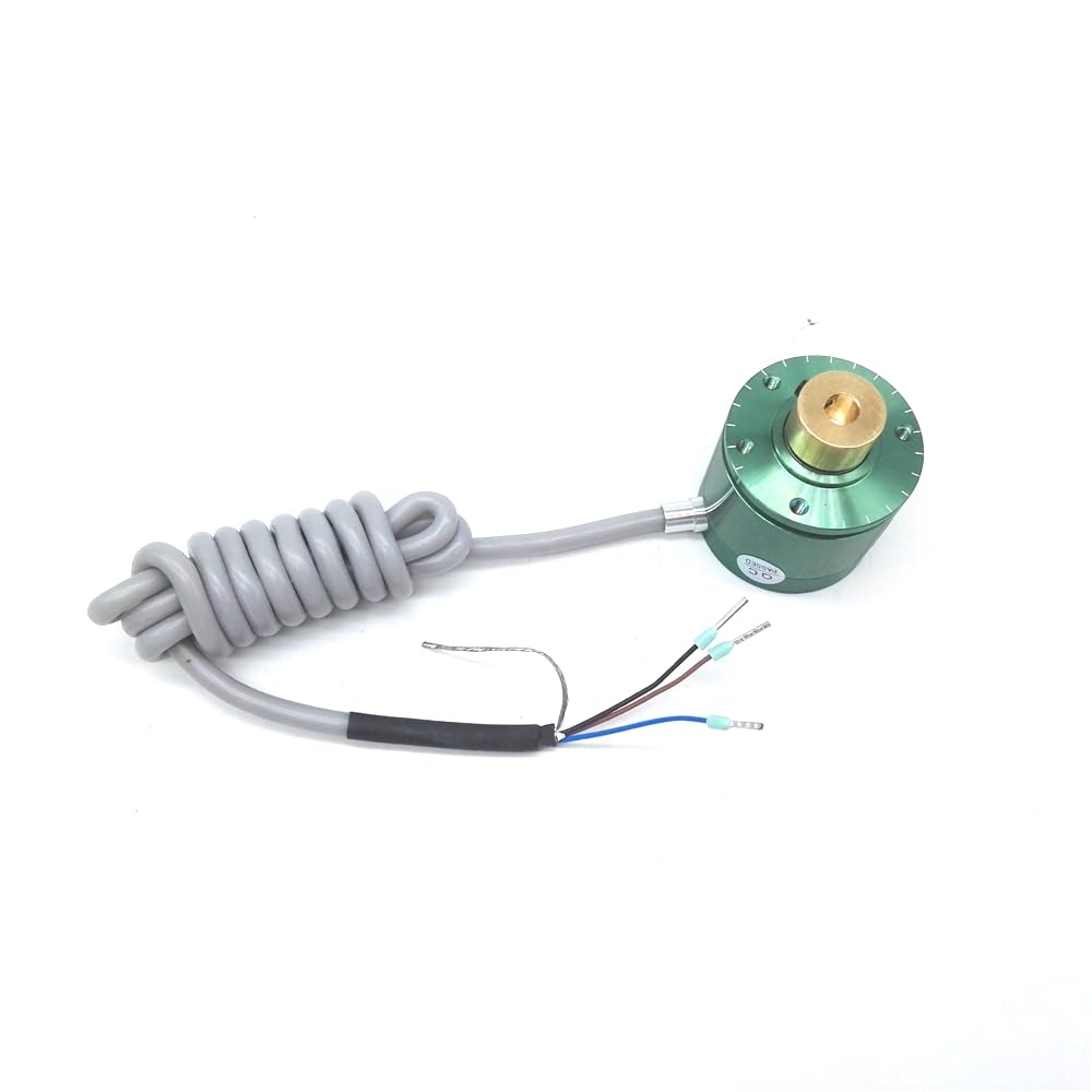 CALT P3036 Im Uhrzeigersinn 0-90° Messbereichs-Winkel-Sensor Hohlwelle Hall-Effekt berührungsloser Absolut-Drehgeber 36.5mm Außendurchmesser (10mm Loch, 0-5V Ausgang)