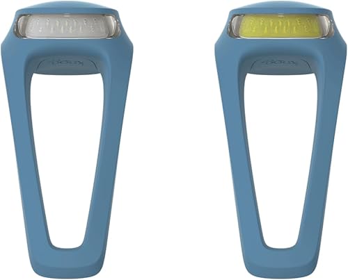 Miniatura 10 de Knog Frog Bike Headlight and Tail Light Set - USB-C Rechargeable Bicycle Light with 40 Lumen Front & 20 Lumen Rear Output, 9 Modes, Flexible Mount,