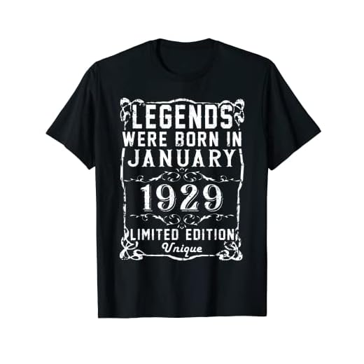 Cumpleaños Enero 1929 Edición Limitada Regalo January 1929 Camiseta