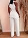 Women 2 Piece Suit Set Sleeveless Casual Business Pants Suiting Two Piece Outfit Professional Office Work Pantsuits Set White L