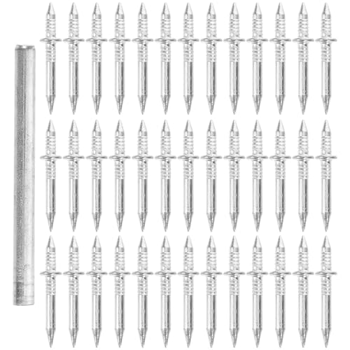 Clous de plinthe invisibles filetés bidirectionnels pour pose facile sans trace