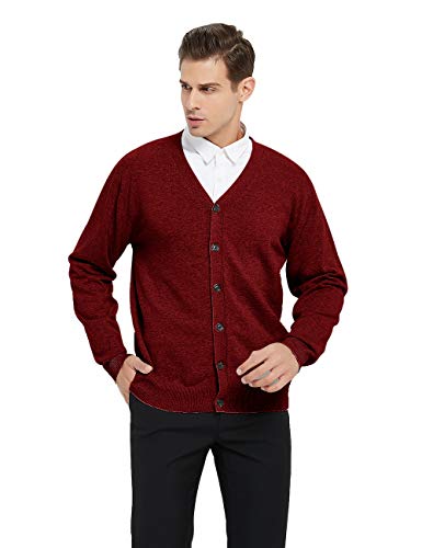 TopTie Embroidery Men's Sweater Cotton Custom Monogrammed Cardigan, Add Your Text Here4
