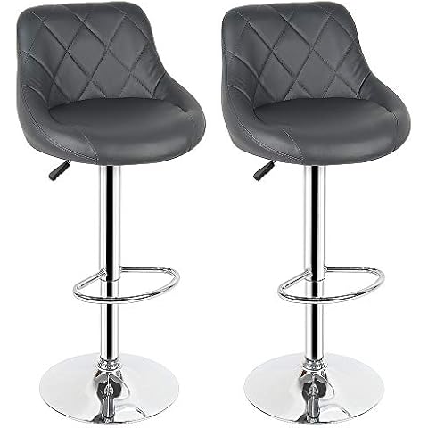 Flyelf 2er Set Barhocker mit Lehne Cover