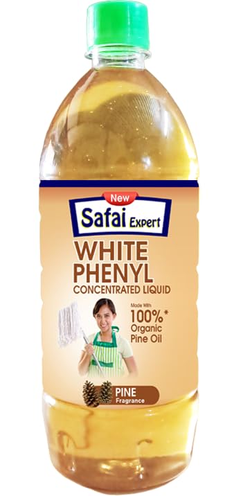 Safai Expert White Pine Oil Floor Cleaner Concentrate Liquid 1 Litre (Makes 25–30 Litres Of Premium Thick White Phenyl For Home/Office/Hospital) (B0CM66KFWD) Amazon Price History, Amazon Price Tracker