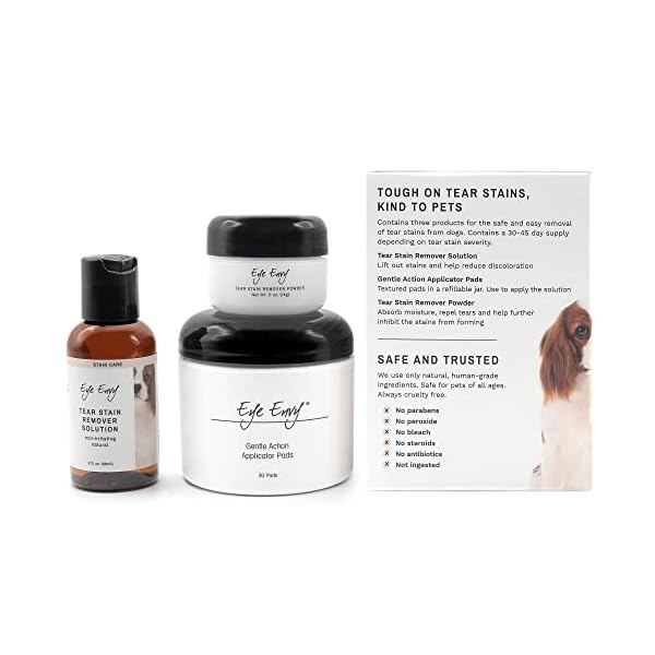Eye Envy Dog Tear Stain Remover Starter Kit | Tear Stain Essentials in One Kit | 2-Step System Eye Envy Dog Tear Stain Remover Starter Kit | Tear Stain Essentials in One Kit | 2-Step System