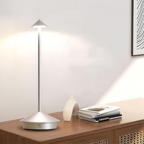 Lampe de table LED en aluminium élégante et durable pour une décoration intérieure moderne