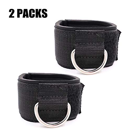 Fitness Ankle Straps, Ankle Workout Strap for Gym Machines Exercise, 2 PCS Adjustable