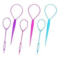 6 Stück Haar Tail Twister Band, Dutt Styler Haartwister Frisurenhilfe Zopfhalter, Hair twister, Frisuren zubehör haare flechten für Frauen Mädchen
