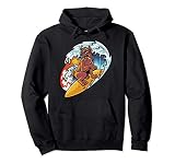 Surfender Hund Pullover Hoodie