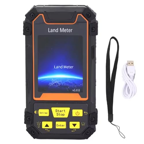 Equipo de encuesta GPS con tecnología GNSS, 4 modos de medición, recargable para medición precisa de área, pendiente y distancia