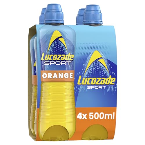 Lucozade Sport Body Fuel - Orange 4x500ml | Isotonic sports drink...