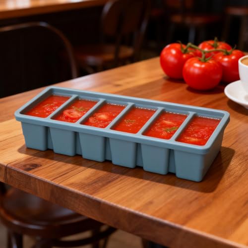 Molde de 6 cavidades para congelar líquido con tapa miniatura 2