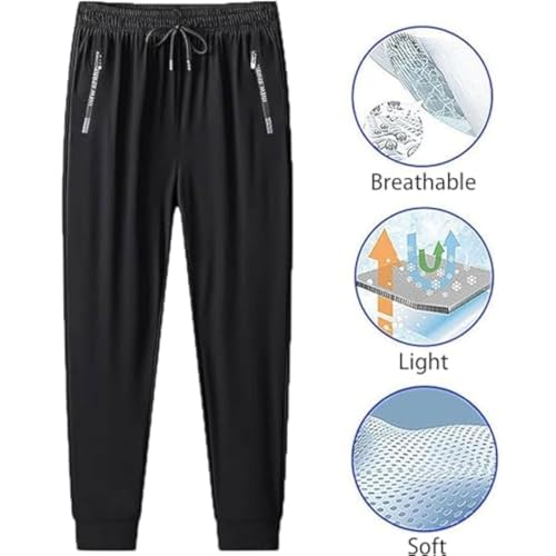 Nallywear Stretch Pants, Nonmaze Airflexion Pants for Men Women, Pull on Ice Silk Comfort Sweatpants2