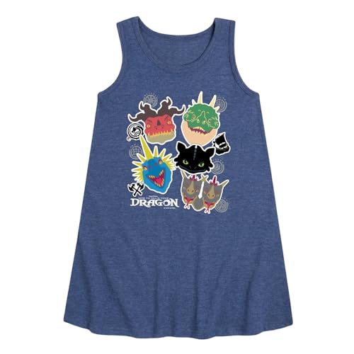How to Train Your Dragon - Dragons - Toddler and Youth Girls Aline Dress