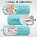 12-Inch Shower Handle, Bathtub Safety Aids for Disabled and Elderly, Safety Grab Bar Suction Cup, Heavy Duty No Drilling Removable Shower Handrails for Seniors, Suitable for All Ages and Occasions