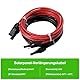 BATENORY Verlängerungskabel für Balkonkraftwerk - 4mm² Solarpanel Solarkabel mit MC4 Stecker, Photovoltaik-Verlängerung für Solarmodul & Wechselrichter - Länge 5 Meter