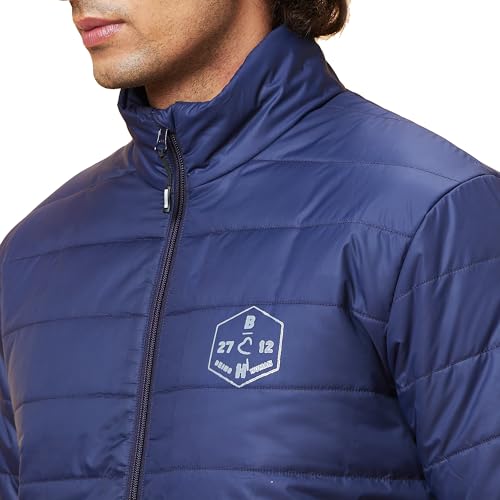Image of Being Human Navy Regular Fit Men's Jacket Clothing