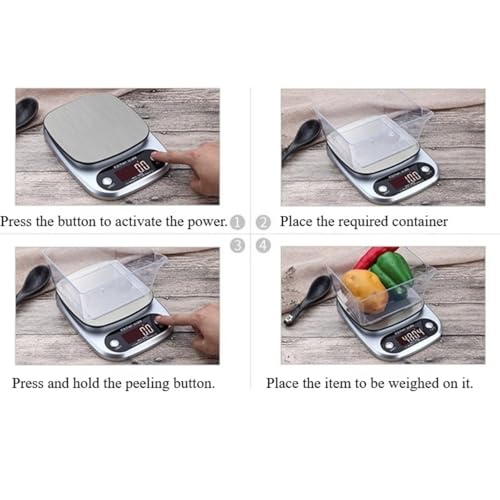 Báscula digital de precisión para envío 5kg miniatura 5
