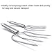 KAYCROWN Stainless Steel Turkey & Roast Lifters, Set of 2 - Turkey and Poultry Lifters Roaster Poultry Forks Great for Thanksgiving, Transfer Turkey or Ham Easily