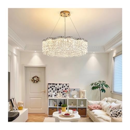 Lustre de Foyer Moderne Pendentif Lumières de Luxe K9 Cristal Salon Cuisine