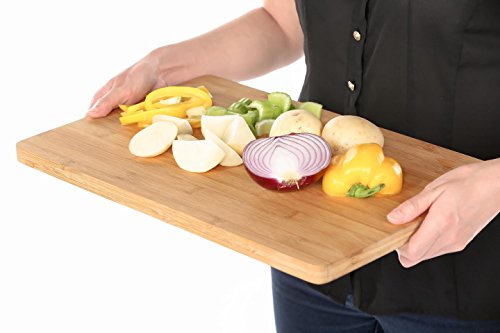 image for Heim Concept Organic Bamboo Cutting Boards for Kitchen Extra Large Cho