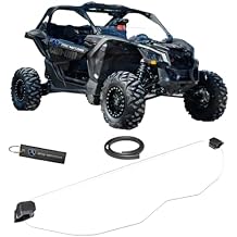 Half Front Windshield Tough PC Fits Can-Am Maverick X3 XRS Turbo 2017-2024