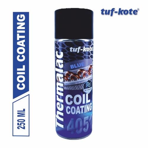 Image of tuf-kote THERMALAC 4051 Blue AC Coil Protector Spray 250ml [Pack of 2] | Transparent Anti-Corrosion Coating for Copper Tubing & Condenser Coils | Heat Resistant up to 205C