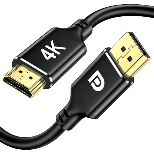 Image of 4K DisplayPort to HDMI Cable 3FT, 4K@30Hz, 2K@60Hz, 1080P Full HD, Uni-Directional DP 1.2 Computer to HDMI 1.4 Screen Cable, Compatible with NVIDIA, AMD, HP, Monitor, Projector, Desktop