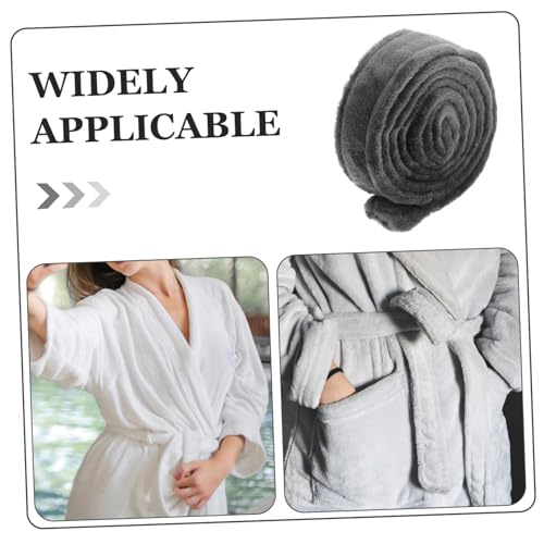 LIFKOME Soft Flannel Robe Belt Replacement Versatile Tie Waist Belt for Bathrobes for Hotel and Spa Use Cozy Accessory for Men and Women Thick Fleece3