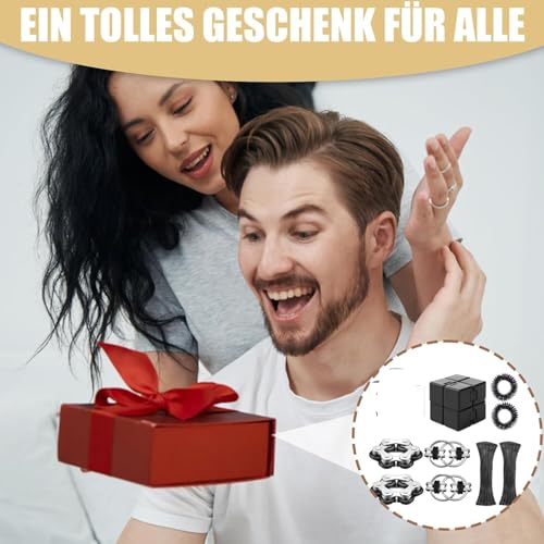 Fidget Cube, 10 teiliges Anti Stress Spielzeug Set für Erwachsene and Kinder, Spielzeug zur Entspannung, Förderung der Konzentration, Für Schule, Büro, Reise, Jederzeit Entspannen
