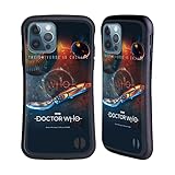 Producto oficial Doctor Who Head Case Designs Licenciado Oficialmente Doctor Who Destornillador sónico Temporada 11 Key Art Carcasa híbrida Compatible con Apple iPhone 12 / iPhone 12 Pro
