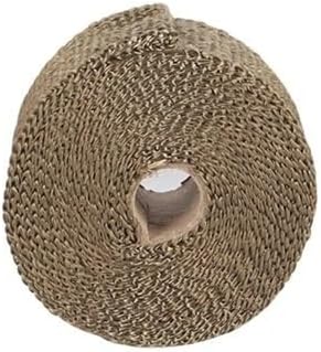 Exhaust Pipe Insulation Thermal Heat Wrap Roll Insulation Cotton Banana Cloth Motorcycle Fiberglass Heat Shield Tape(5M)