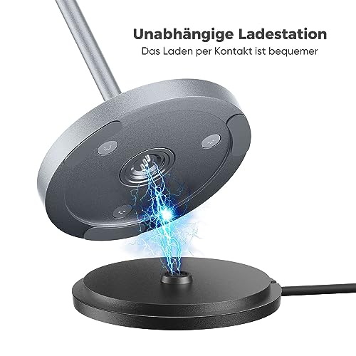 Akku-Tischlampe Brightower 2er-Set mit LED und USB-Ladestation