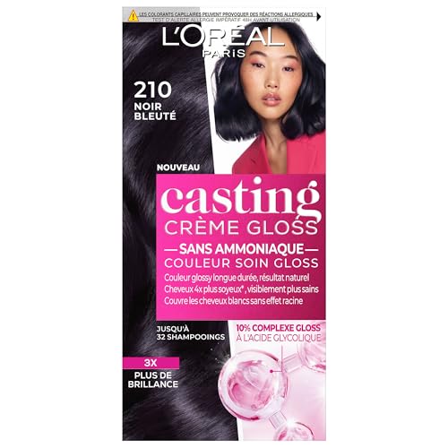 L'Oréal Paris Casting Cream Gloss Coloration 210, color negro, azul