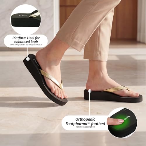 Image of YOHO Women Black soft slippers | Comfortable and Stylish flip flop | Chappal for Woman in exciting colors | Daily Use | Lightweight | Anti Skid Monsoon Chappal | Bubbles