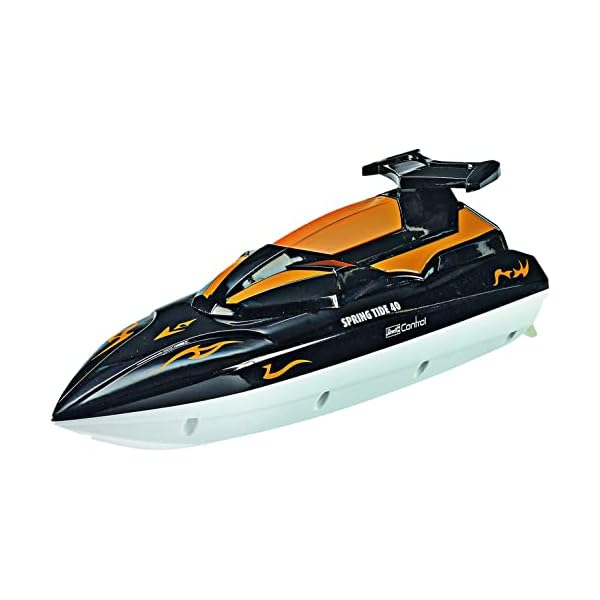 Revell Control Spring Tide I Ferngesteuertes RC Boot I fÃ¼r Kinder und Erwachsene ab 8 Jahren I Mit LI-ION Akku fÃ¼r Stundenlangen SpaÃ I GHz Fernsteuerung I Ideal fÃ¼r Einsteiger