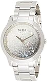 guess swarovski bileklik Armbandlänge: 184 mm GUESS Damen analog Uhr mit Edelstahl Armband GW0020L1