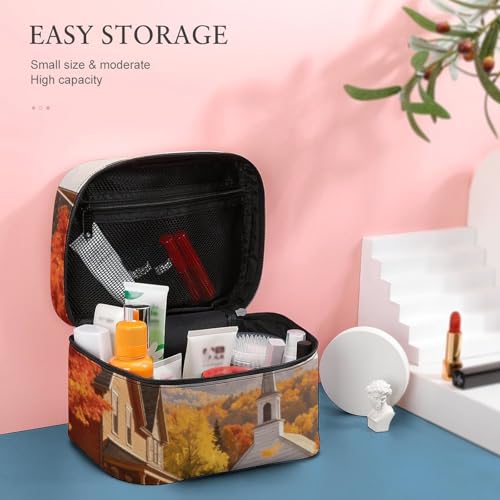 Bolsa de aseo de viaje portátil e impermeable para cosméticos de mujer 6