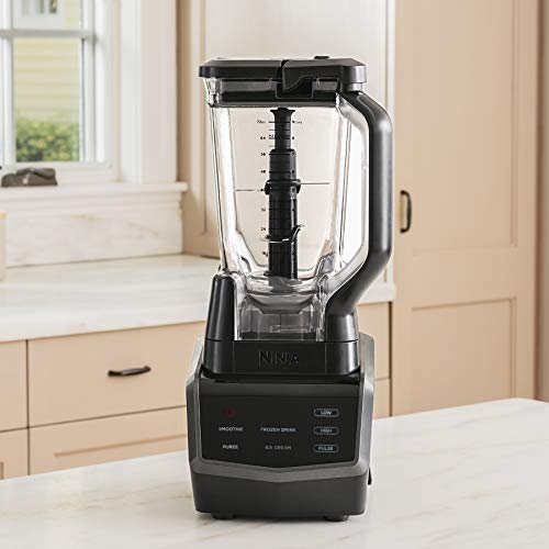 Ninja Smart Screen Blender with 1000-Watt Base, 4-Auto-iQ Programs, Touchscreen Display, Total Crushing Pitcher, & Recipe Book (CT650), Black