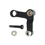 Colore: nero e argento FUQUANDIAN for Il Braccio di Controllo del rotore del rotore della Coda del Metallo dei tarocchi for Allinea T-Rex 450 V2 V3 PRO. Rc. Aereo dell\'elicottero RC