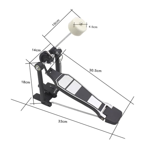 Pedal individual para bombo con material resistente miniatura 2