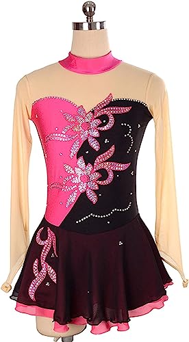 Exercício Correndo Vestido de patinação artística feminino para competição de alta elasticidade Vest
