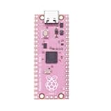 NULLLAB Type-C Raspberry Pi Pico Board, Pre-soldered with Headers, ENIG Processed, USB C Port, Pink Color